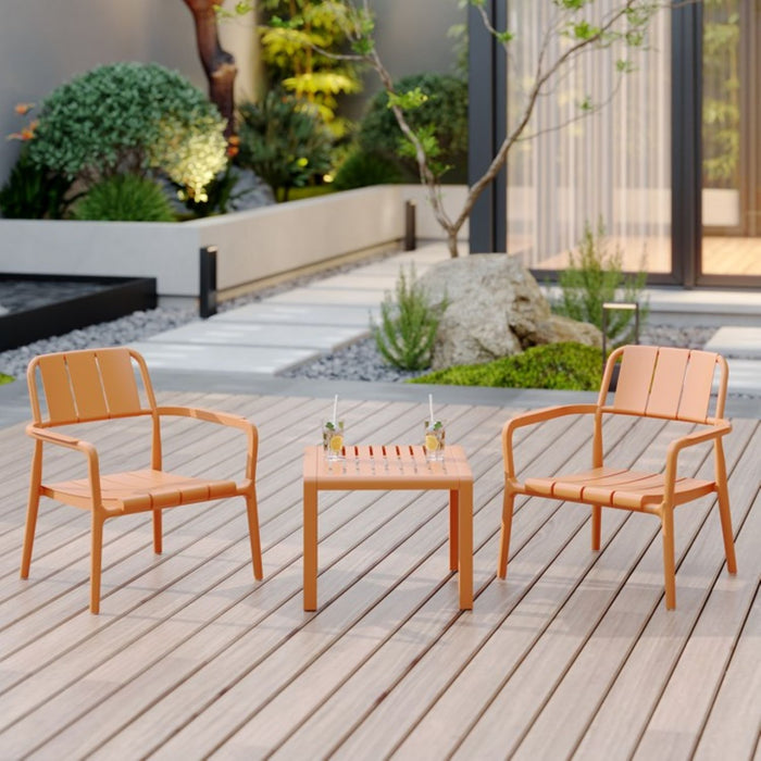 3 Piece Indoor / Outdoor Leisure Table And Chair Set