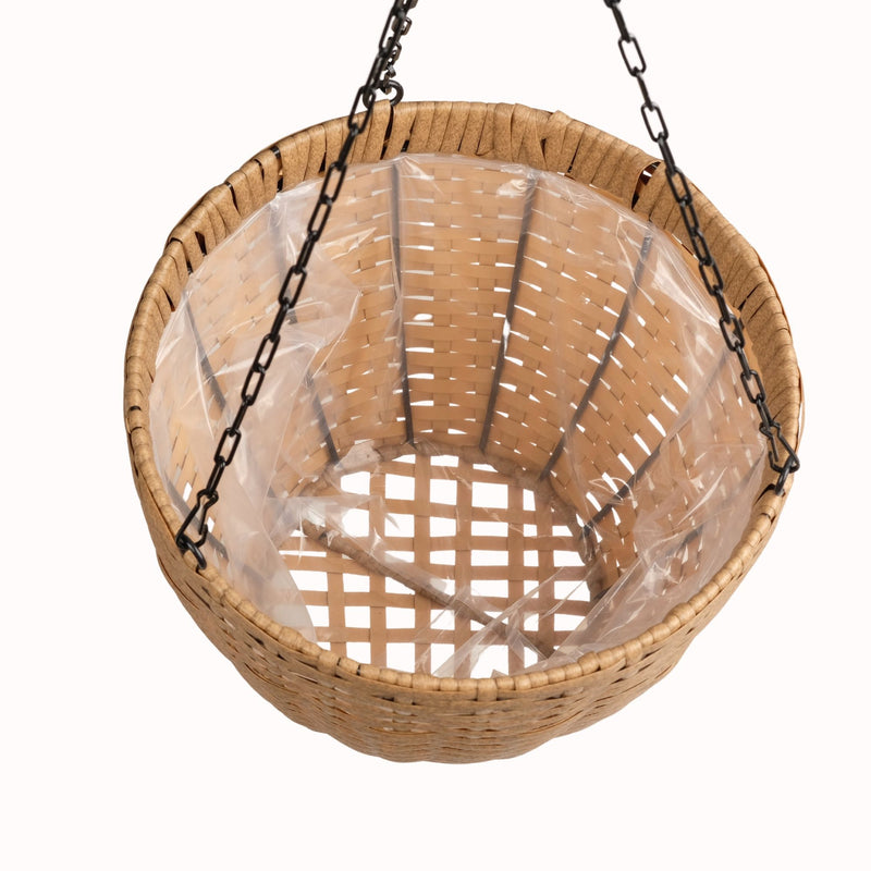 Hanging Planters, Indoor Outdoor Plant Holders (Set of 2) - Brown