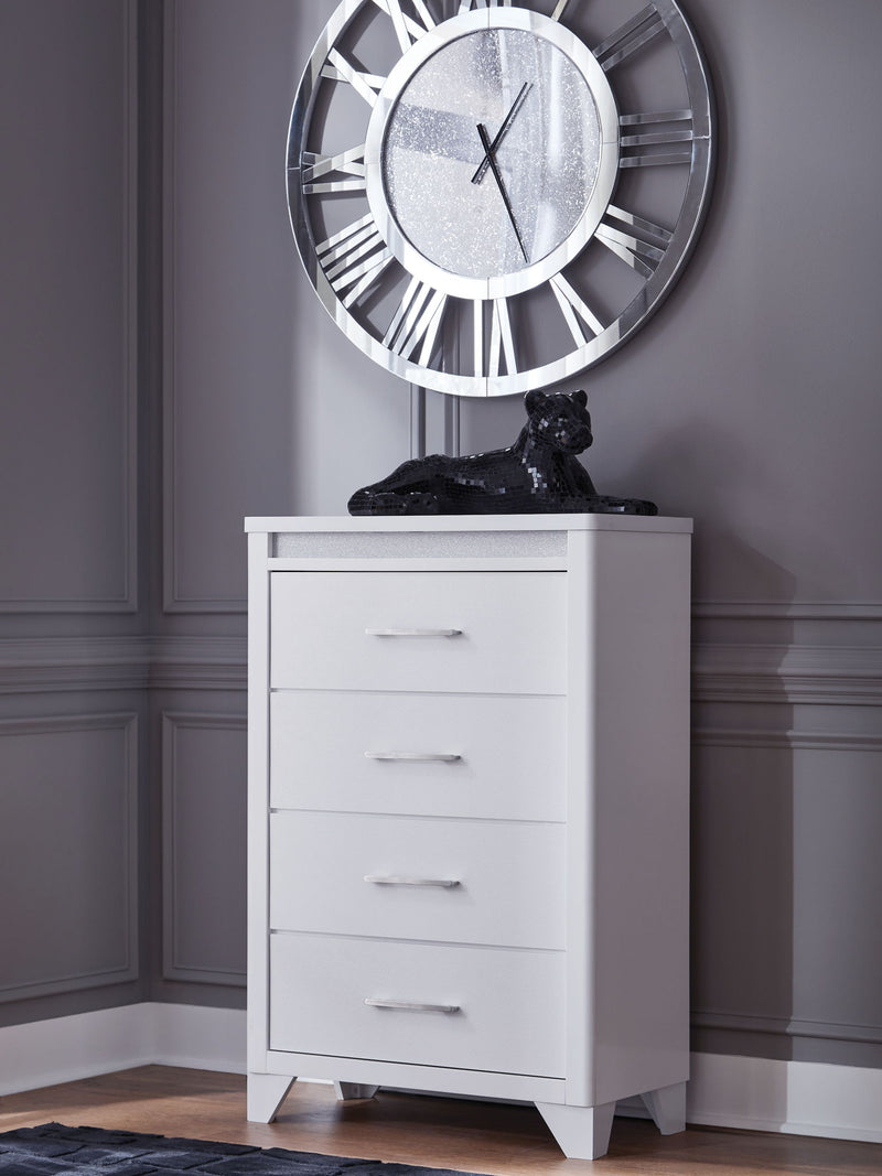 Jarlee - Four Drawer Chest - White