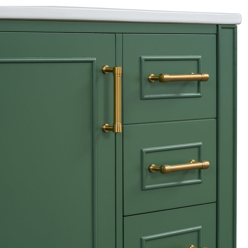 Traditional Bathroom Vanity Set With Soft Close Doors