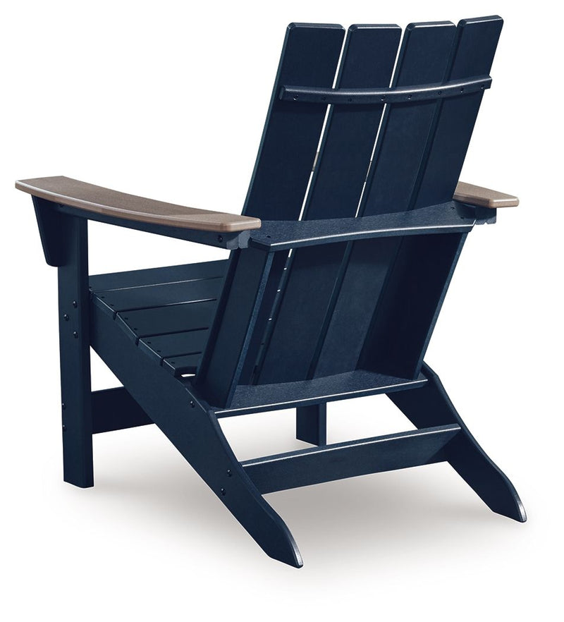 East Beach - Adirondack Chair - Black / Beige