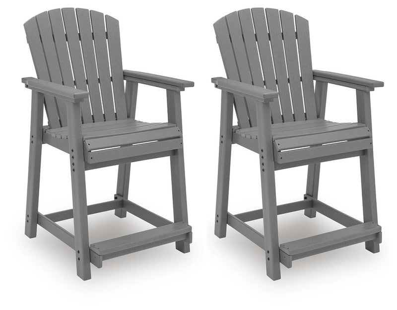 Sanctuary Beach - Barstool (Set of 2) - Dark Gray