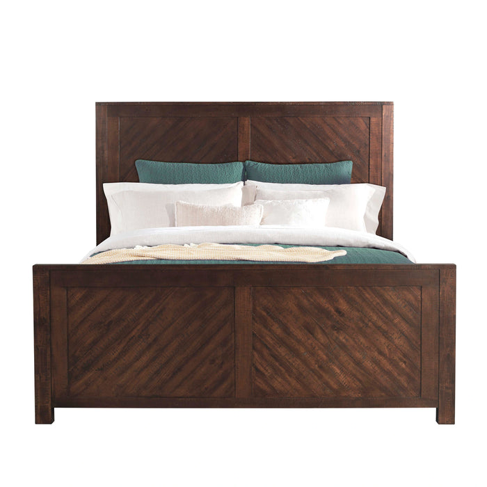 Jax Platform Storage Bed in Cherry