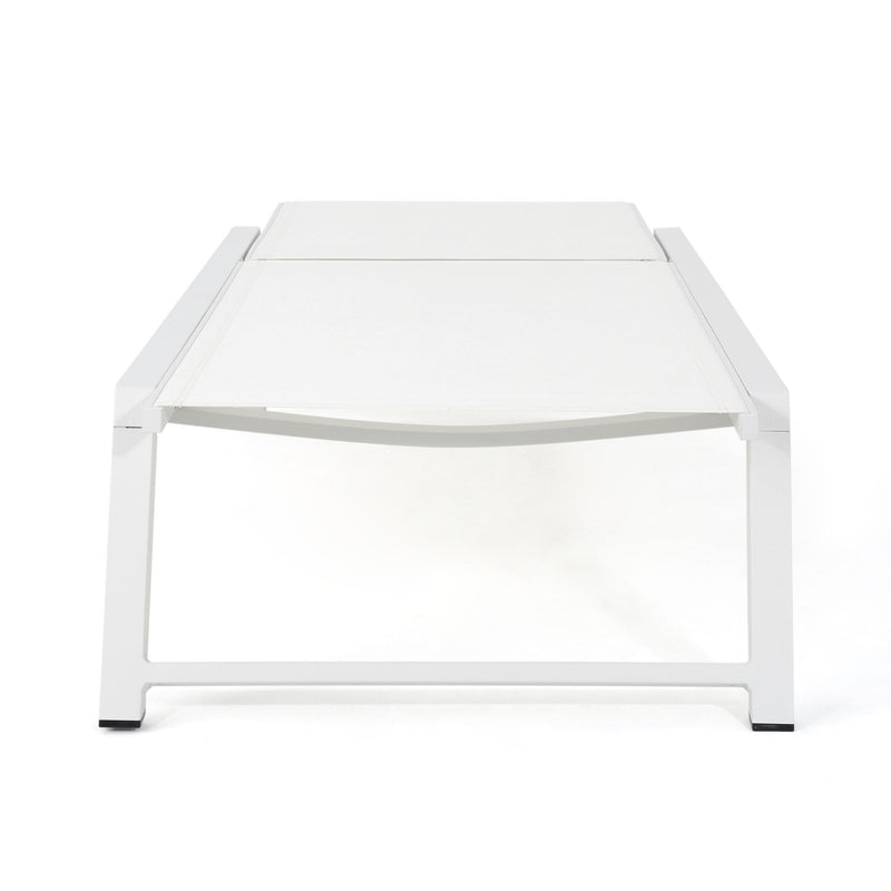 Myers - Chaise Lounge - White