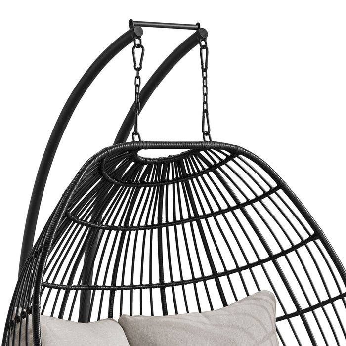 Playa - Double Swing Chair Complete - Dark Gray