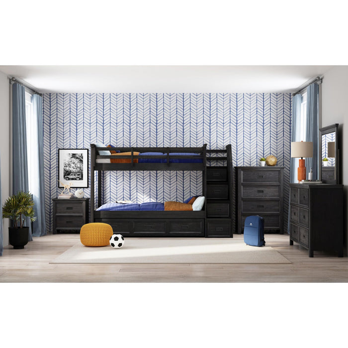Hampton Kids - Bunk With Staircase And Trundle