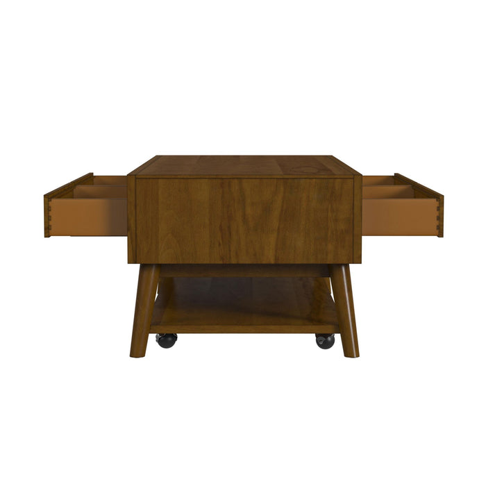 Santa Barbara - 3 Piece Occasional Table Set (Coffee Table & Two End Tables) - Walnut