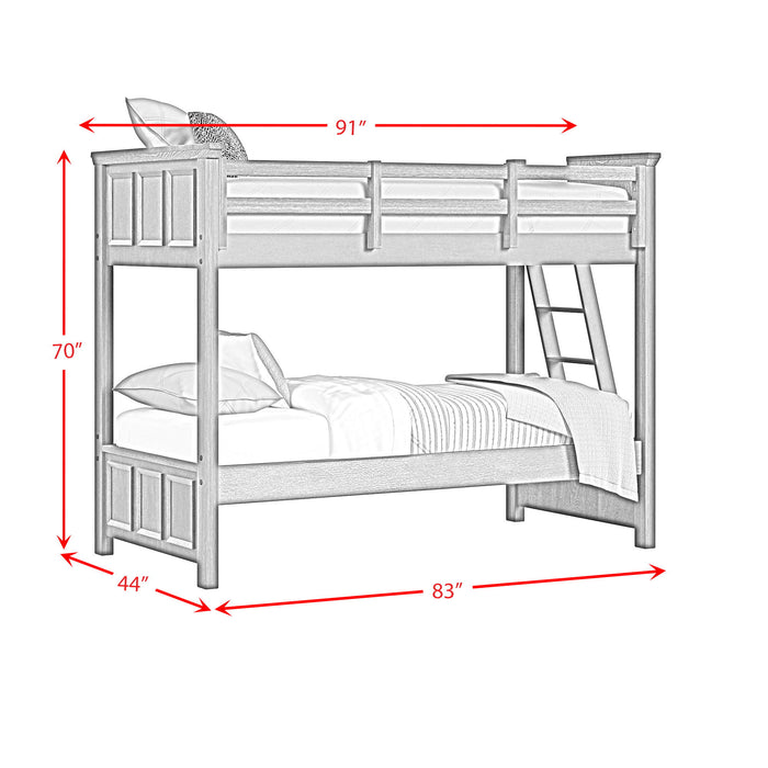 Hampton Kids - Bunk Bed With Ladder