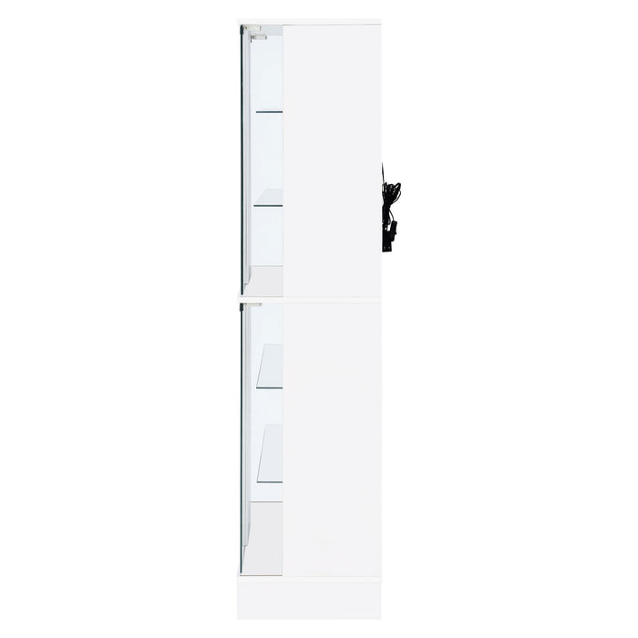 Gilbert - 4 Door LED Curio Display Cabinet