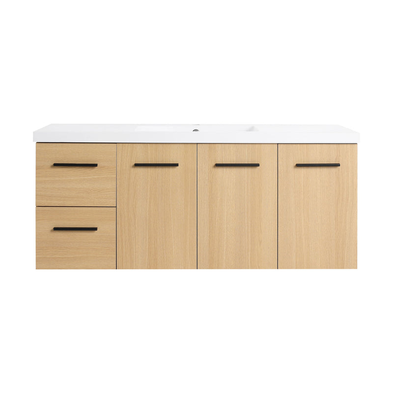 Floating Bathroom Vanity With Sink, Modular Cabinet