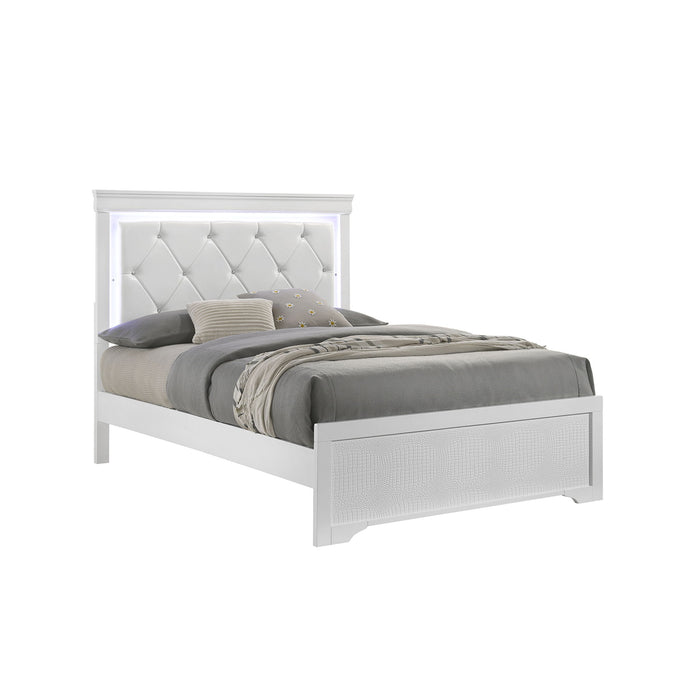 Blaze - Modern Bedroom Set With LED Headboard