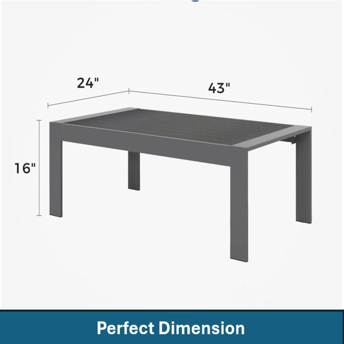 Outdoor Patio Set, All-Weather & Thick Cushions