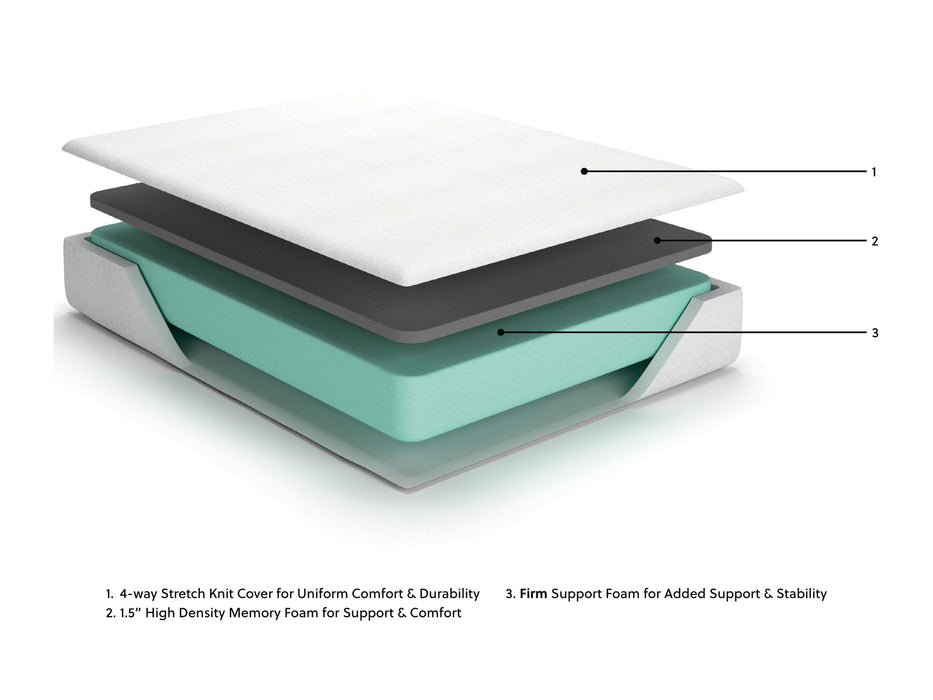 10 Inch Chime Memory Foam - Firm Memory Foam Mattress