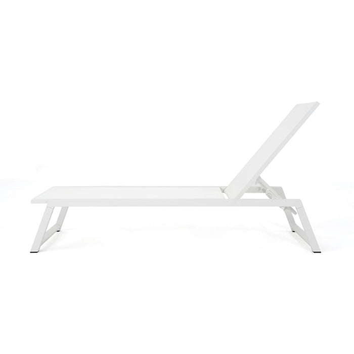 Myers - Modern Chaise Lounge Set With Adjustable Back