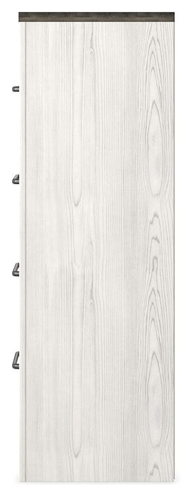 Gerridan - Four Drawer Chest - White / Gray