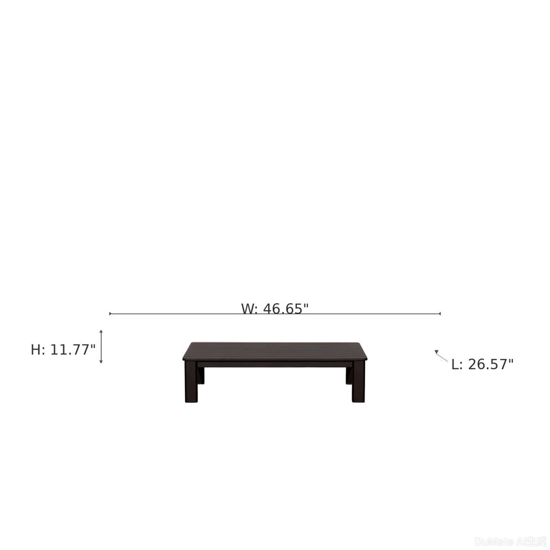 Verona - Coffee Table - Dark Espresso / Gray
