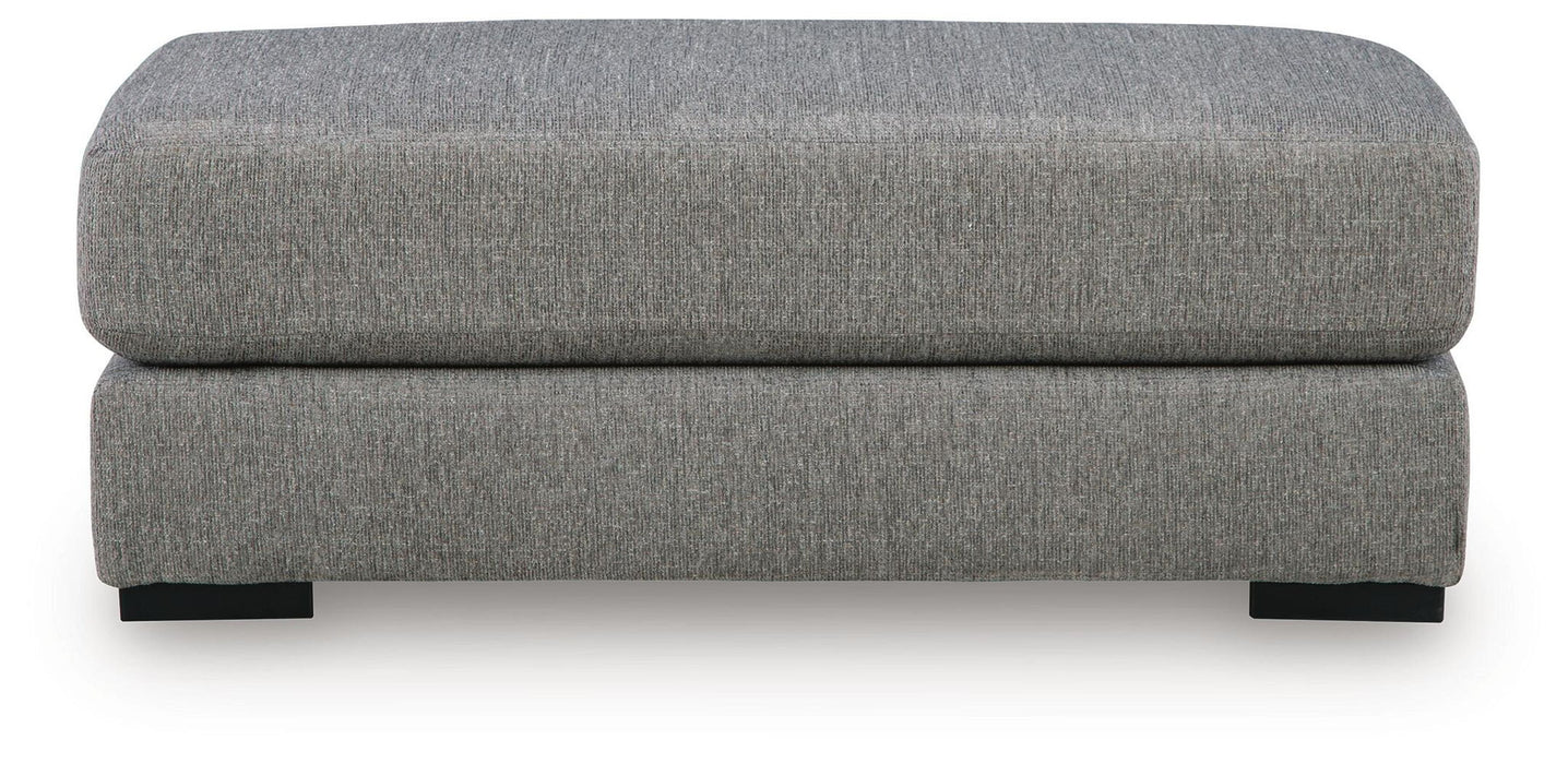 Creston Heights - Oversized Accent Ottoman - Smolder