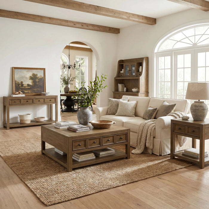 Heritage & Home End Table in Oak Brown