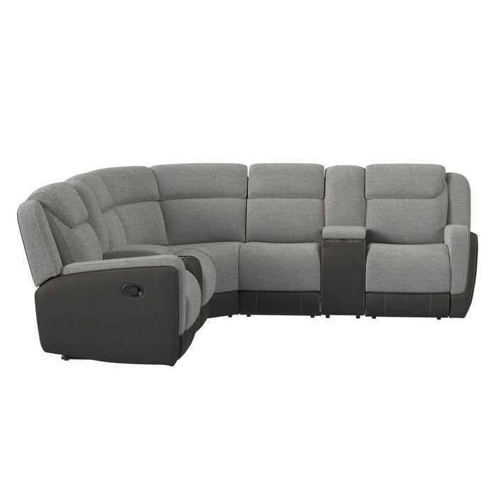 Hornet - 3 Piece Motion Sectional Set With Console