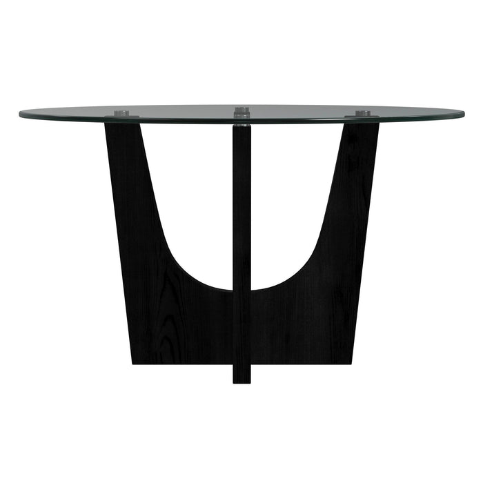 Oregon - Round Table With Glass Top