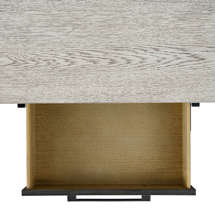 Axel - Server - Light Gray / Espresso