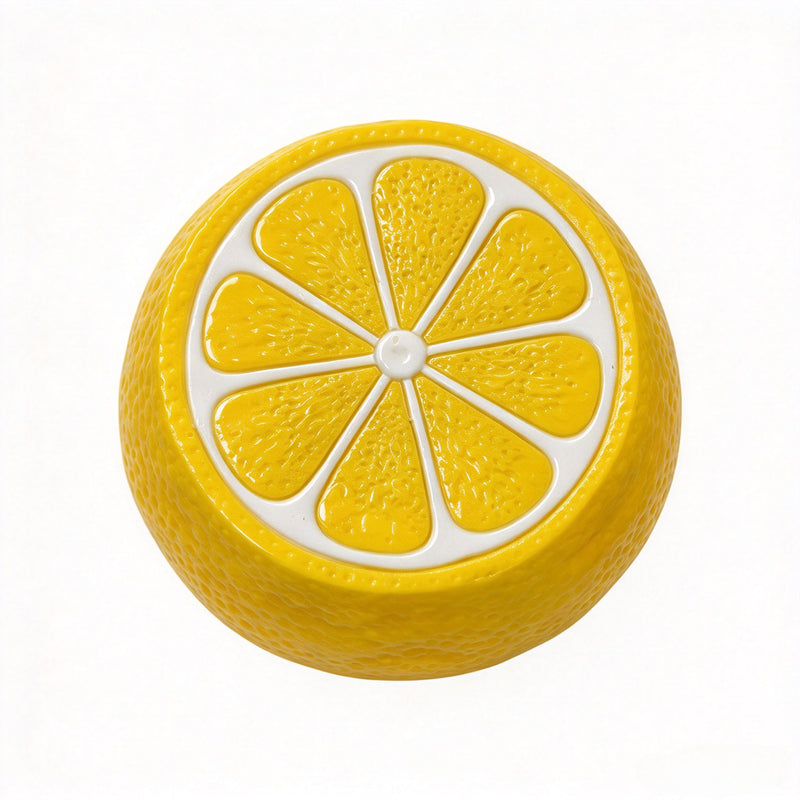 Lemon Fruit Stool, Ideal For Indoor Outdoor Home Decor - Yellow