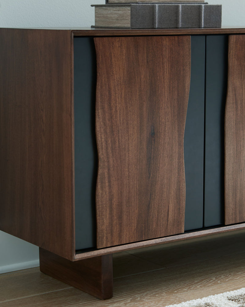 Welby - Accent Cabinet - Brown / Charcoal