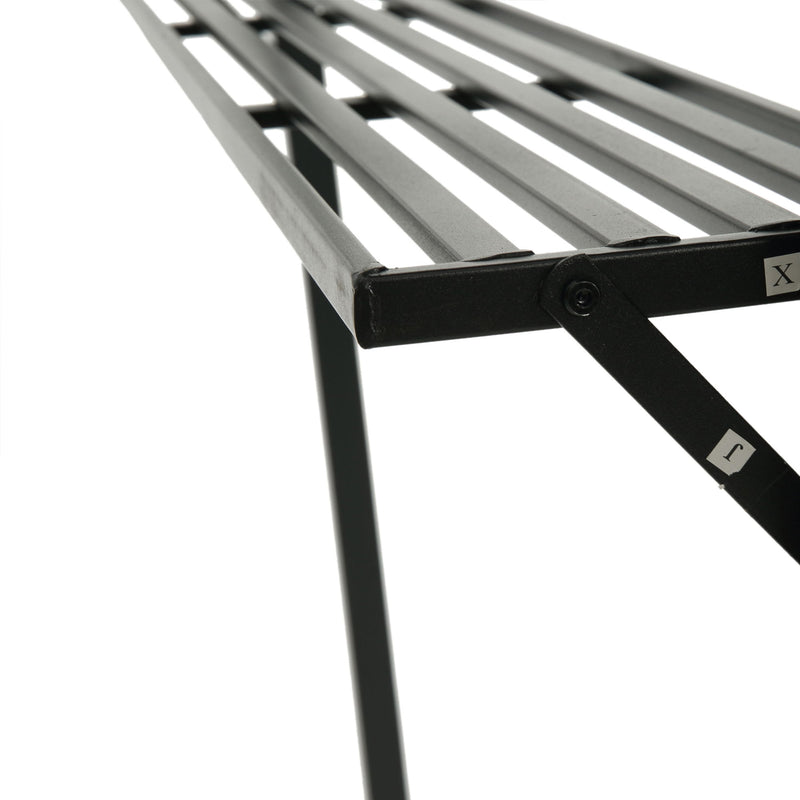Outdoor Grill Gazebo With Double Tier Soft Top Canopy, Steel Frame, Bar Counters & Hook