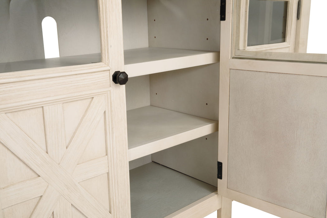 Bolanburg - Extra Large TV Stand - White / Brown / Beige