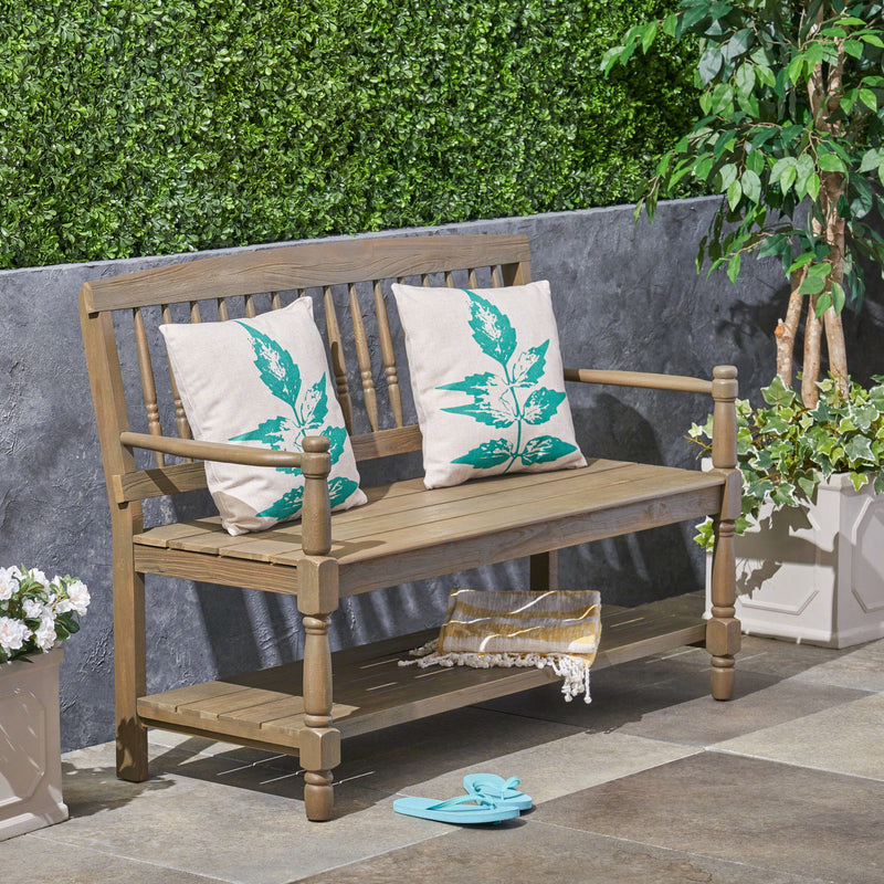 Imperial - Bench With Built In Shelf