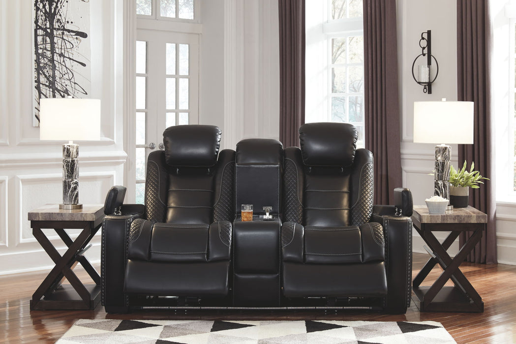 Party - Pwr Rec Loveseat/Con/Adj Hdrst - Midnight