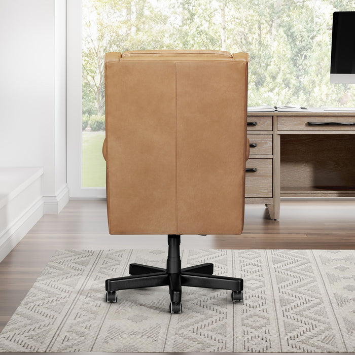 Dc132 - Leather Desk Chair