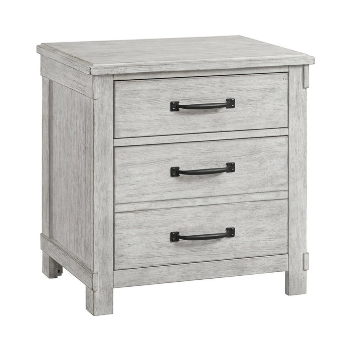 Scott Platform Storage Bedroom Set White Finish