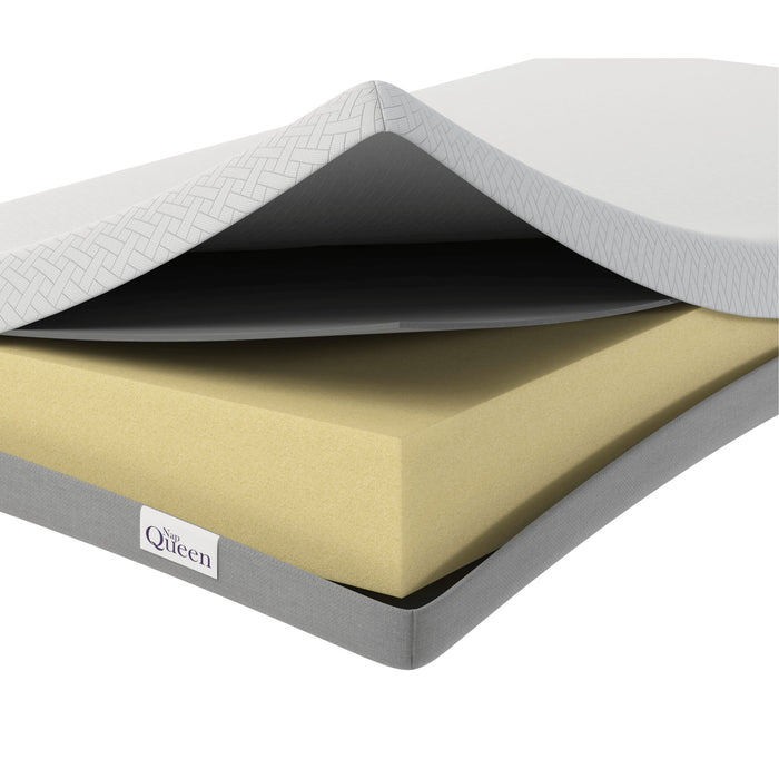 6" Memory Foam Mattress With Responsive Support And Breathable Cover
