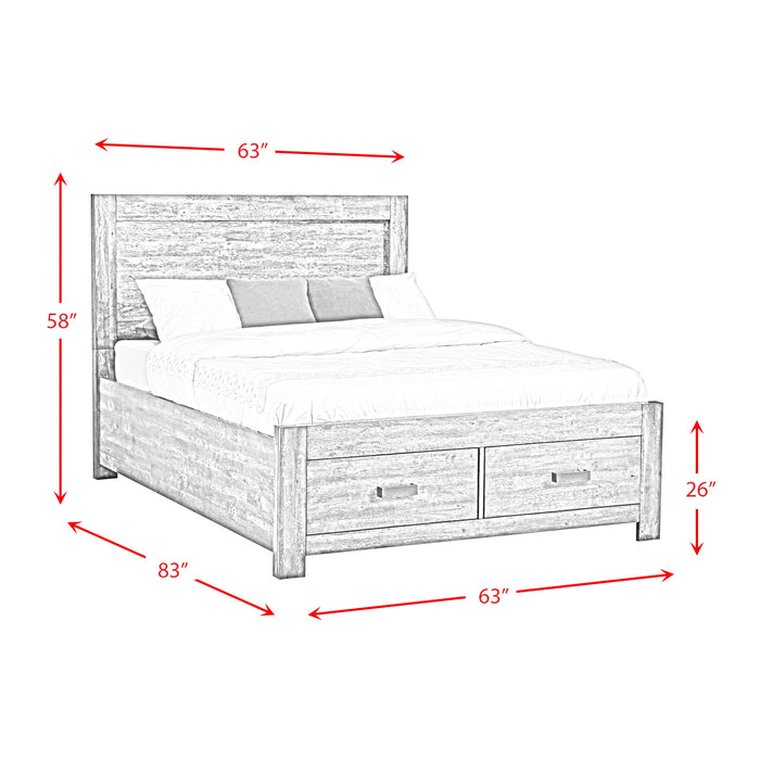 Warner Platform Storage Bedroom Set