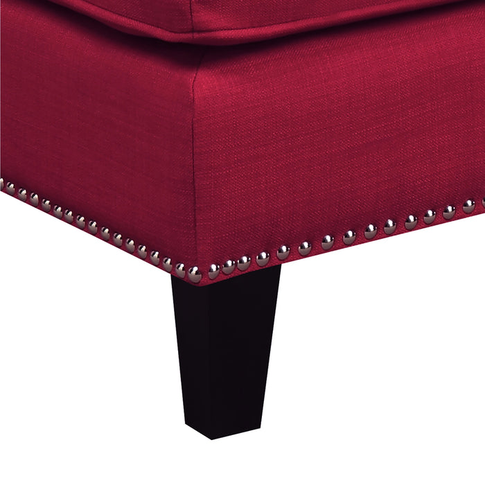 Erica 497 Ottoman W/Chrome Nail (ISTA 3)