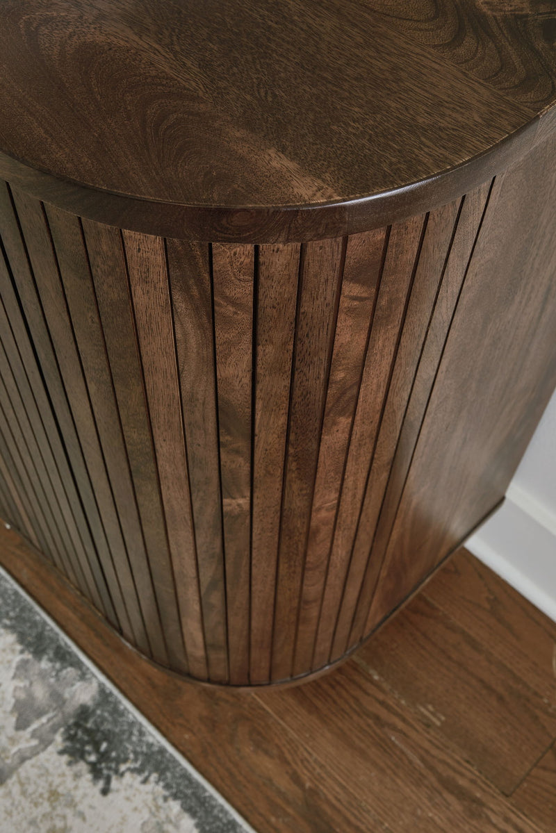 Amickly - Accent Cabinet - Dark Brown