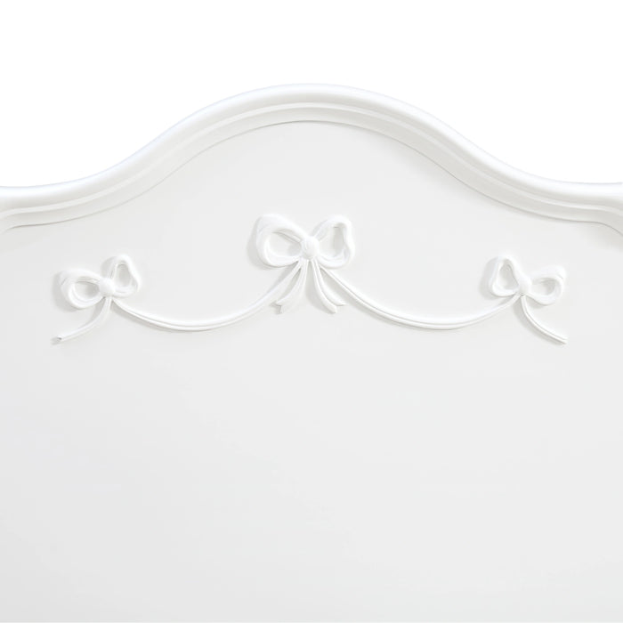Alana Crib with Guardrails in White