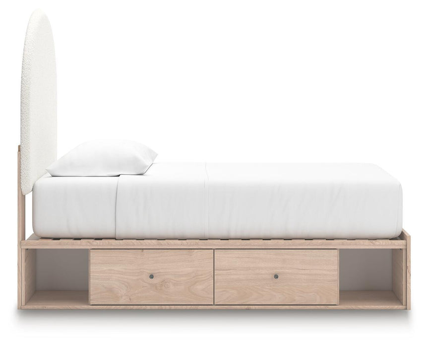 Arloster - Upholstered Panel Bed