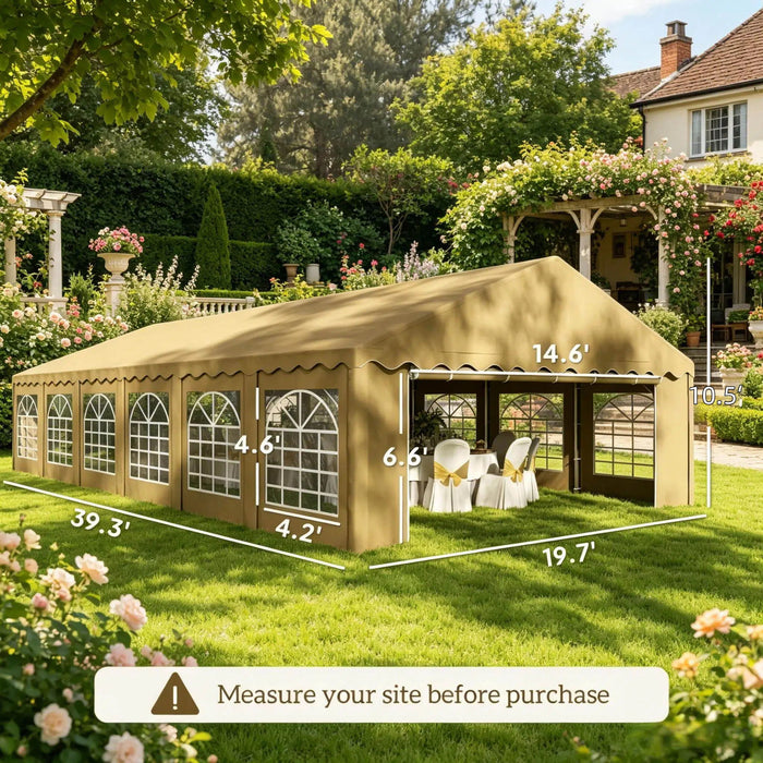 Outdoor Party Tent For Events - Brown
