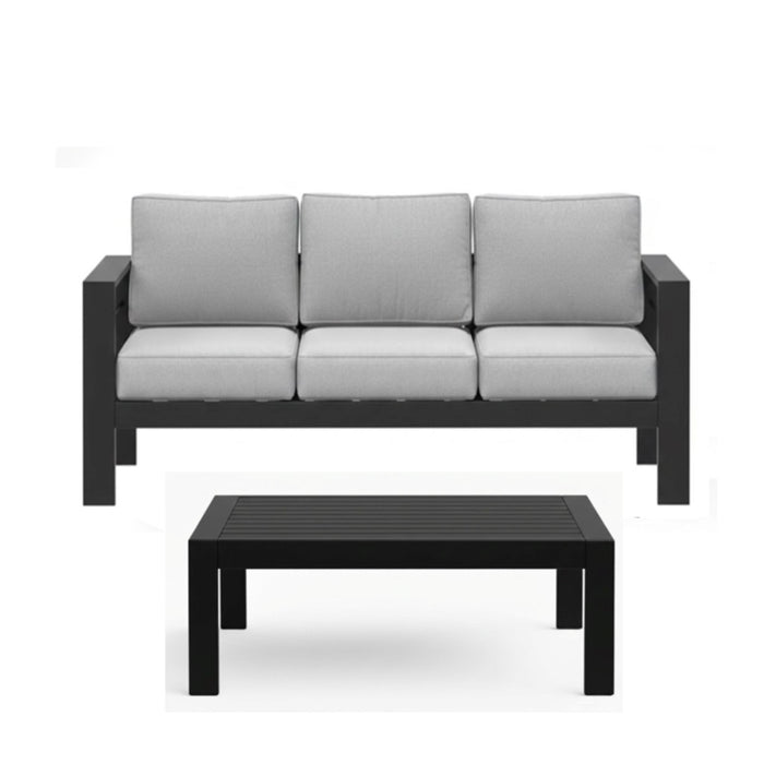 Outdoor Patio Set, All-Weather With Thick Cushions