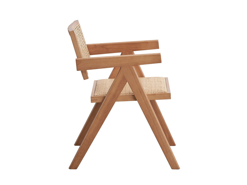 Valentina - 6 Piece Patio Furniture Set - Rattan / Natural