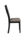 Potomac 60" Rectangle Dining Table & 4 Chairs-Brown/Black