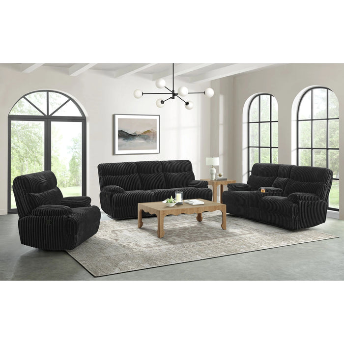 Admiral Motion Sofa in Masis Black