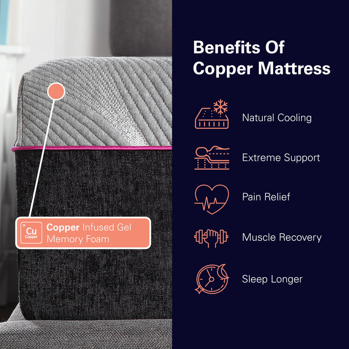 11" Renew Cooling Fast Responding Latex Foam Mattress
