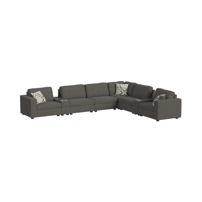 Options One Living Room Set in Palmer Plus Ash