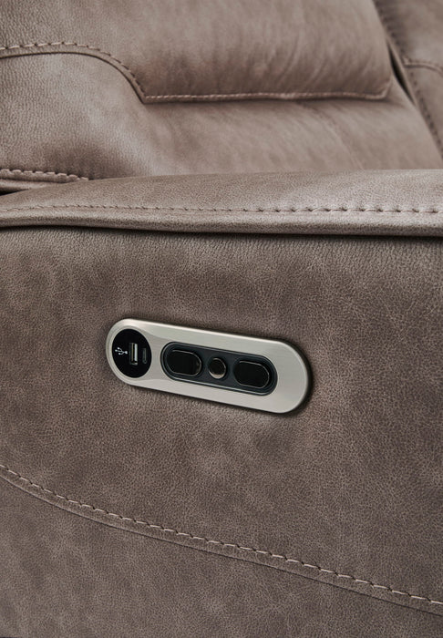 Lawson - Power Zero Gravity Triple Recline Sofa With DDT P2 - Sydney Brunette