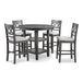 Cori Counter 5 Pc Set-Gray