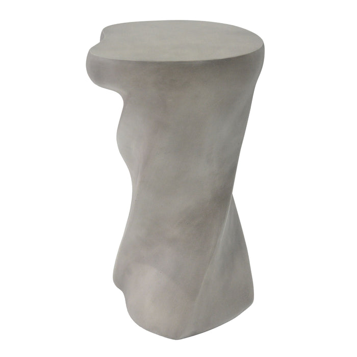 Twisted Sculptural Side Table Indoor / Outdoor