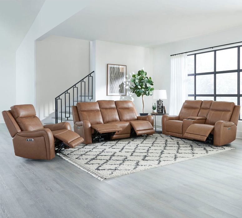 Haywood - Power Reclining Sofa - Butternut